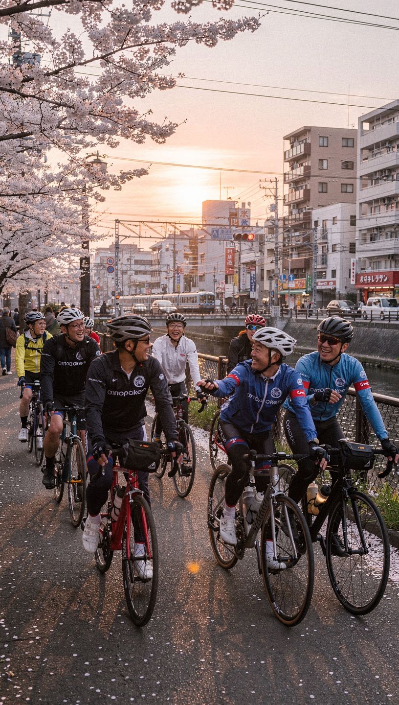 自転車の整備用具が整然と並べられている作業台
